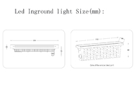14W Inground Recessed Light Outdoor LED Underground Light For Garden Pathways